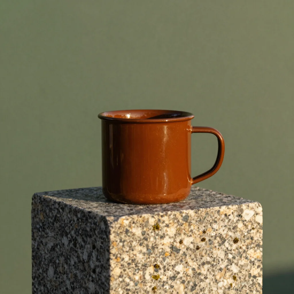 Slate & Ochre Enamel Camp Mug